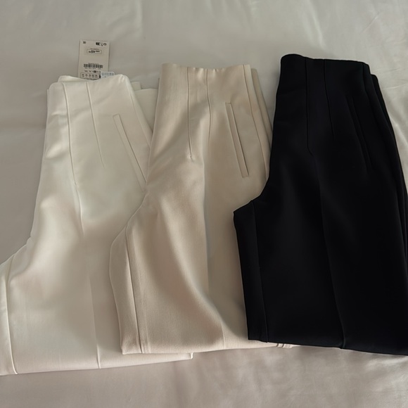 Zara high-waisted dressy pants. Bundle. Size M. - Picture 4 of 7